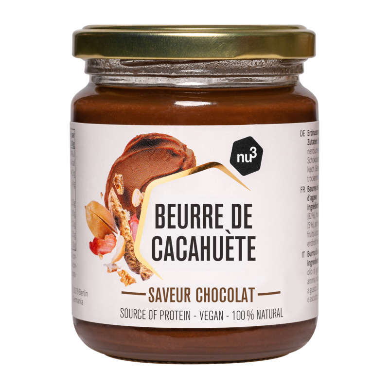 Nu3 beurre de cacahuète saveur chocolat