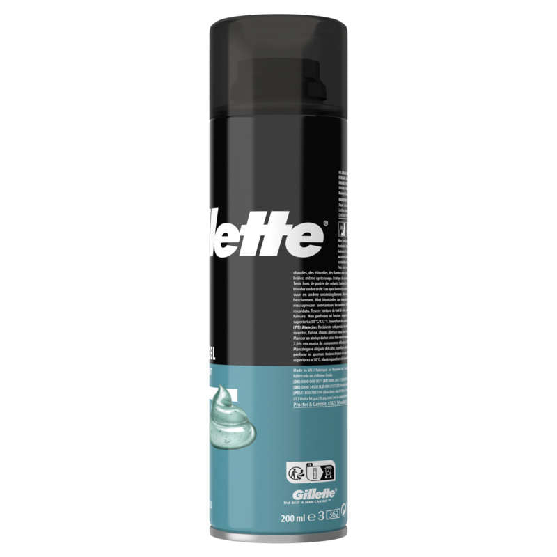 Gillette base shave gel peaux sensibles 200ml