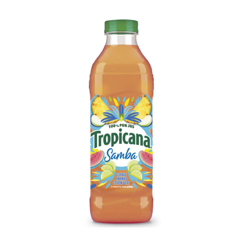 Tropicana Samba Goyave Ananas Citron Vert 1L