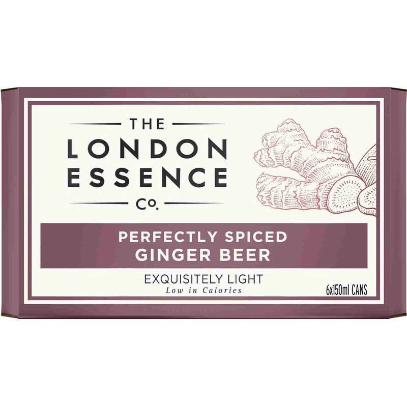 The London Essence perfectly spiced ginger beer 6x15cl