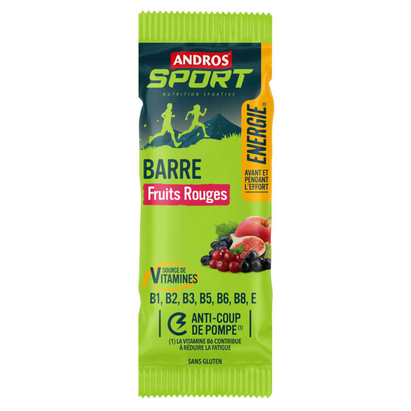 Andros Barre Fruits Rouges 40g