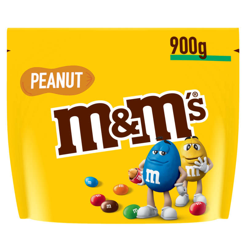 M&M's Cacahuète enrobée de chocolat Pochon 900g