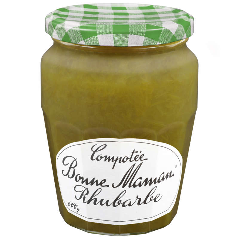 Bonne Maman compote rhubarbe le pot de 600g