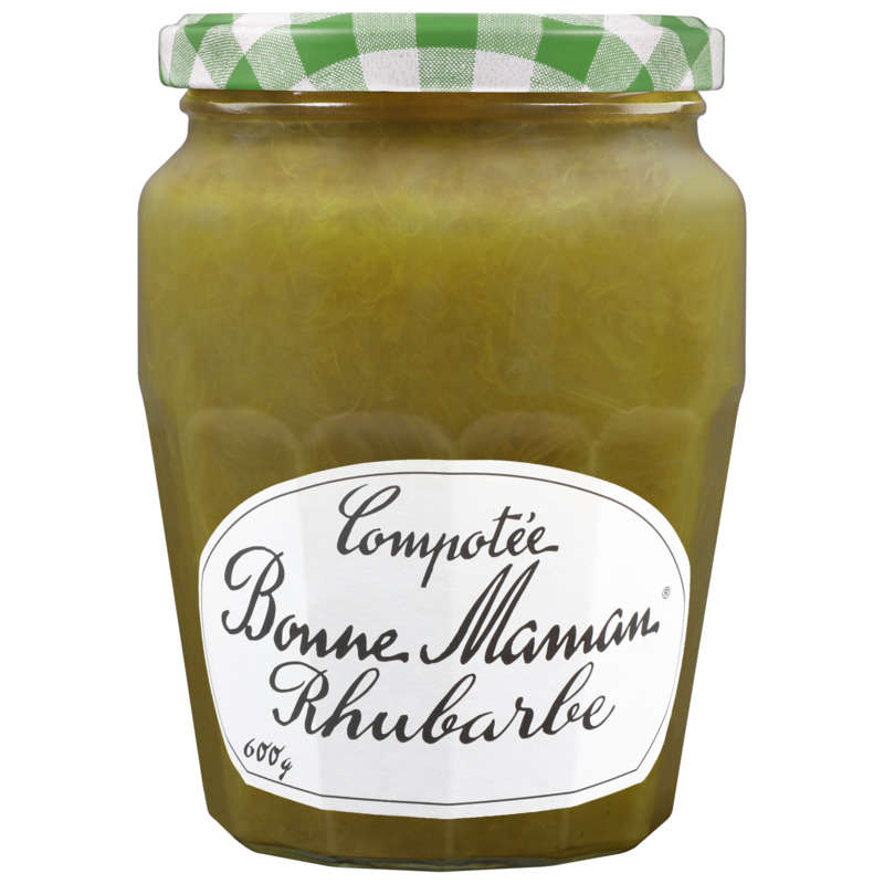 Bonne Maman compote rhubarbe le pot de 600g