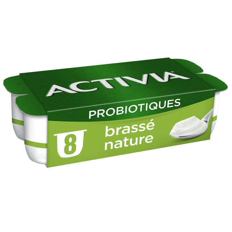 Activia Yaourt nature brassé bifidus 8x125g