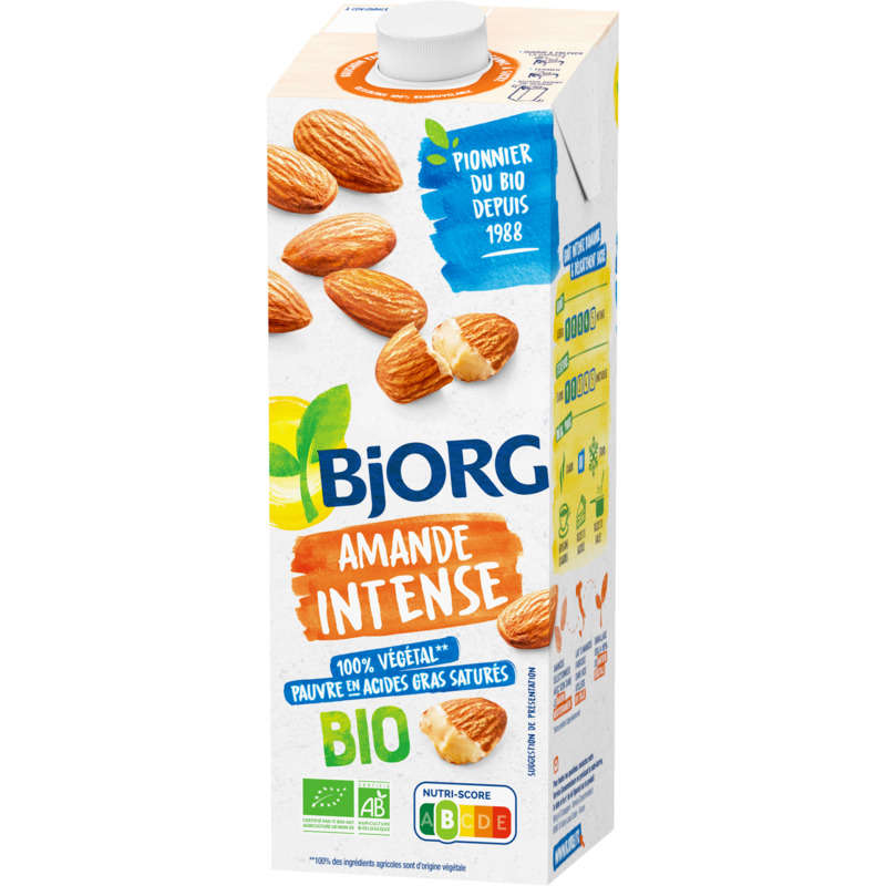 Bjorg Lait d'Amande Intense Bio 1L