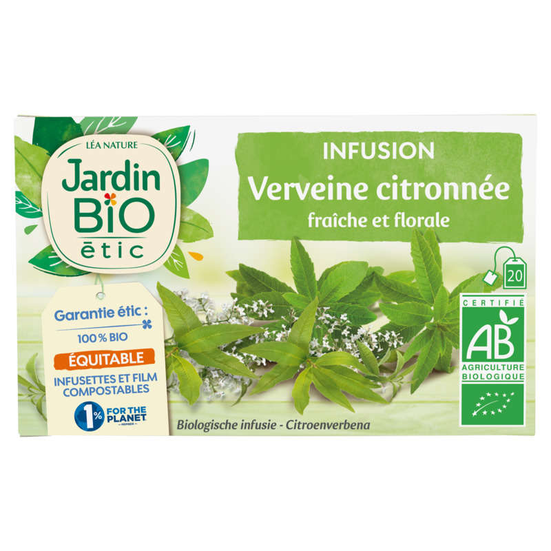 Jardin Bio Infusion verveine citronnée en sachets x20 280g