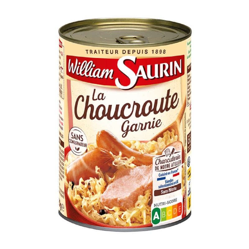 William Saurin Choucroute garnie 400g