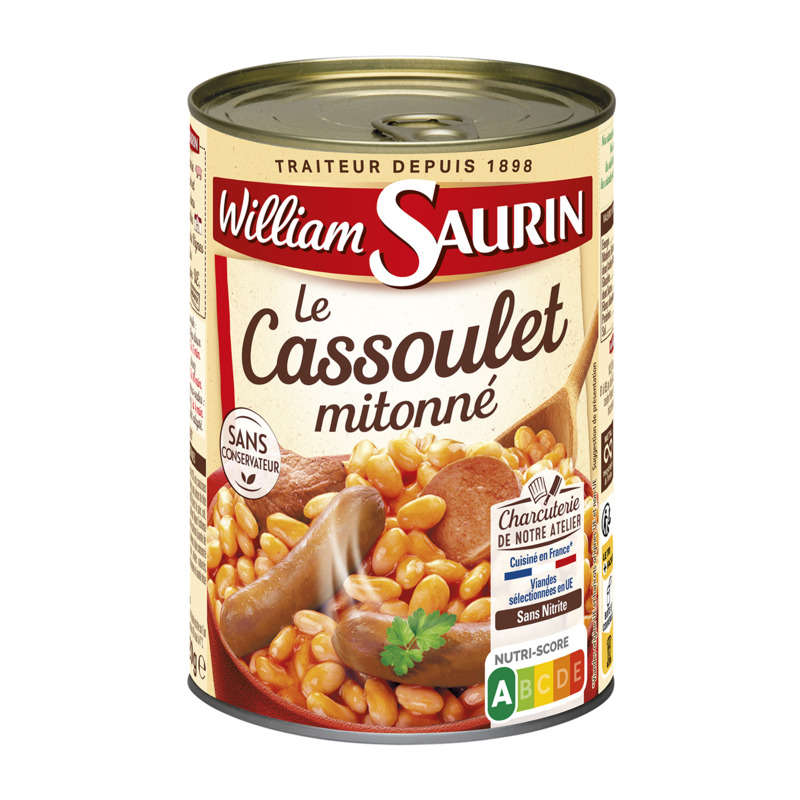 William Saurin Le cassoulet mitonné 420g