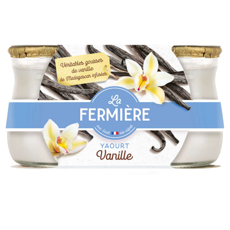 La Fermière Yaourt À La Vanille 2X140G