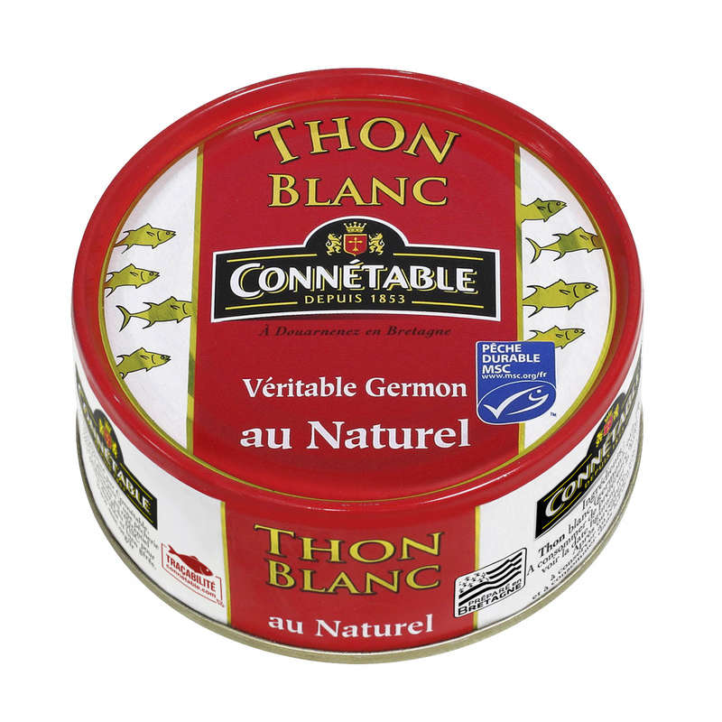 Connétable Thon Blanc Au Naturel 112G