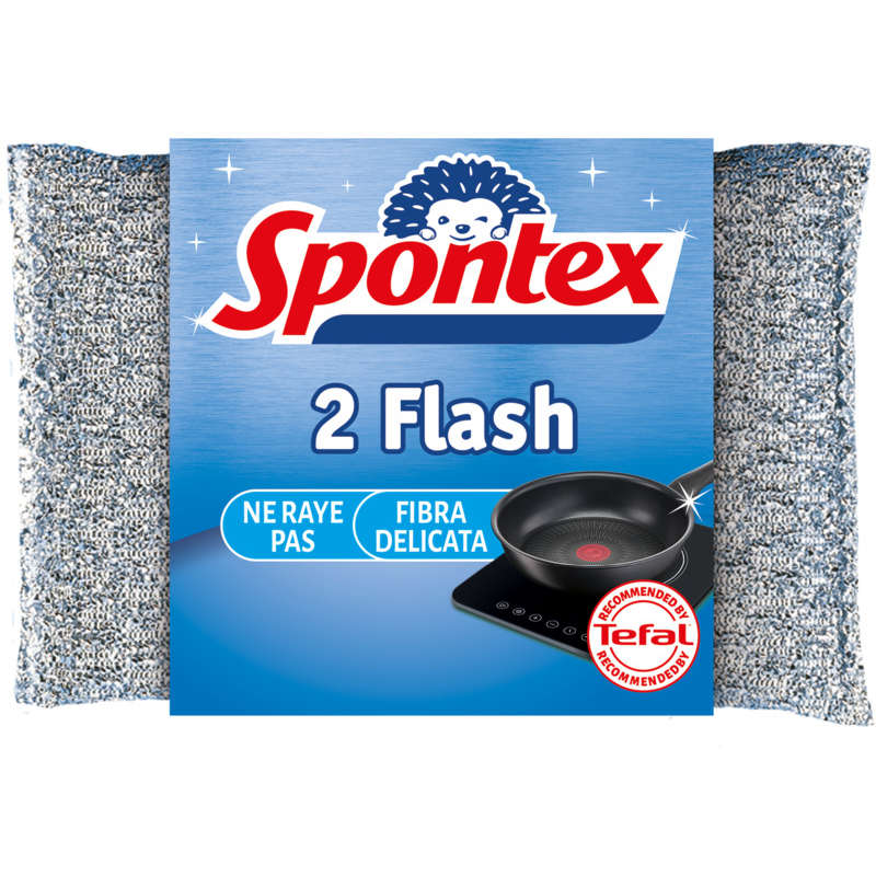 Spontex gratte éponge non rayant le sachet de 2