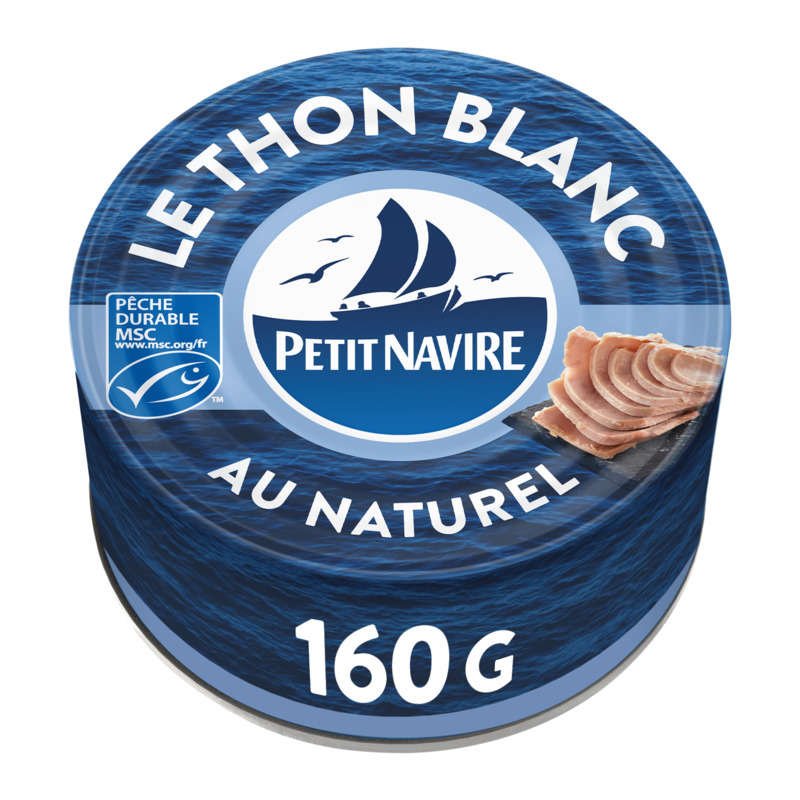 Petit Navire Thon Blanc Au Naturel 140G