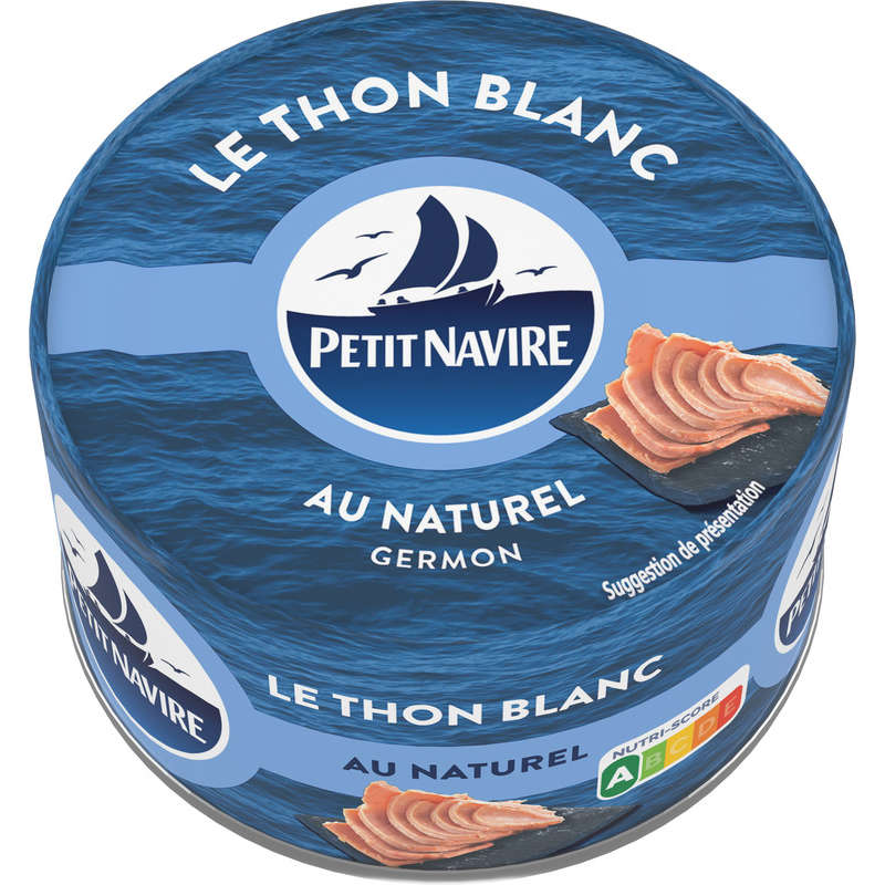 Petit Navire Thon Blanc Au Naturel 140G