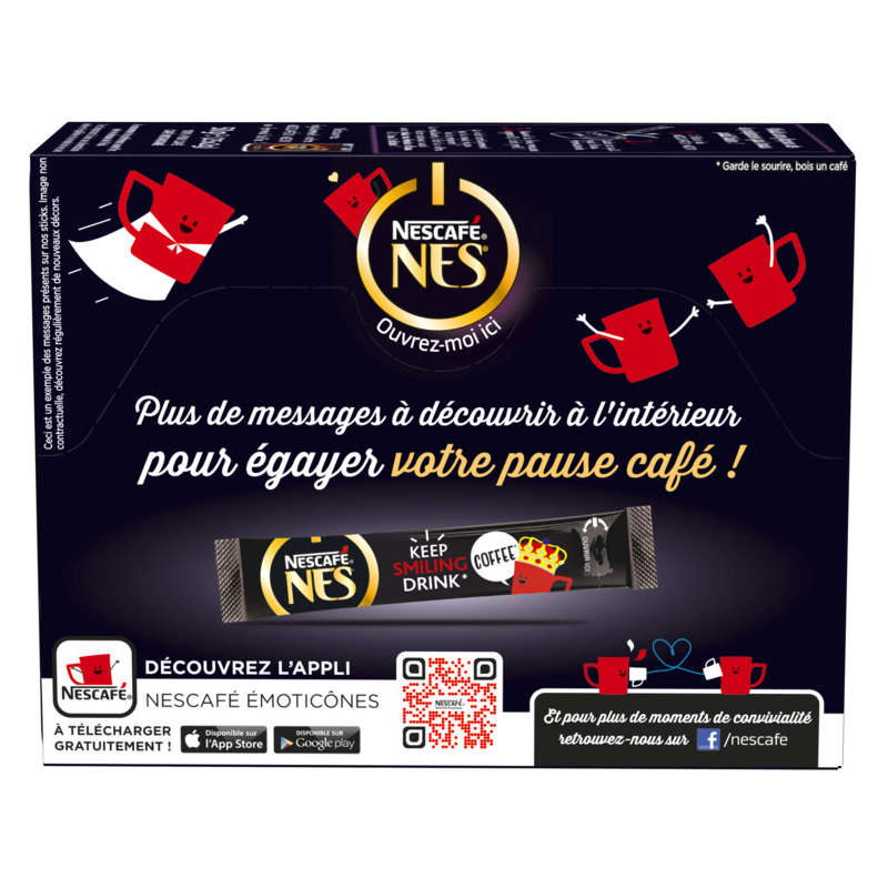 Nescafé Nes Café soluble 100% sans amertume fine mousse 50g